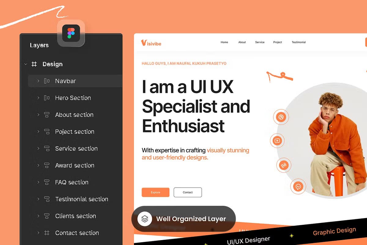 Visivibe - Freelancer Portfolio screenshot 2