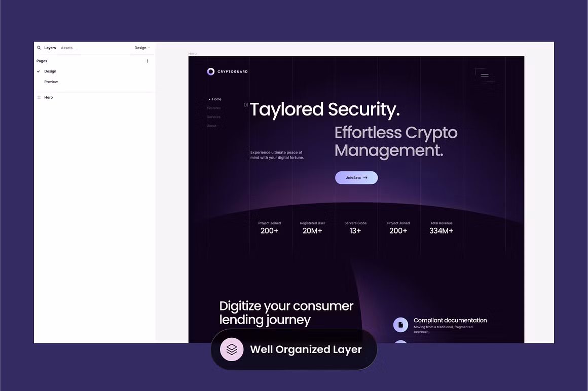 Crypto Security Web3 Landing Page screenshot 2